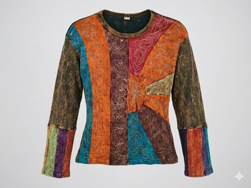 Vintage boho witchy patchwork - vintage,