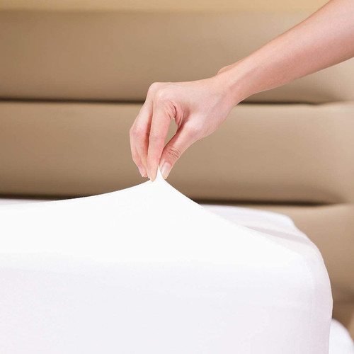 Double fitted sheet bed cover - bed,