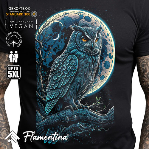 Night owl mens tshirt - owl,