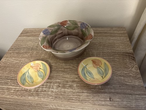 Jersey pottery hand painted - hand,
