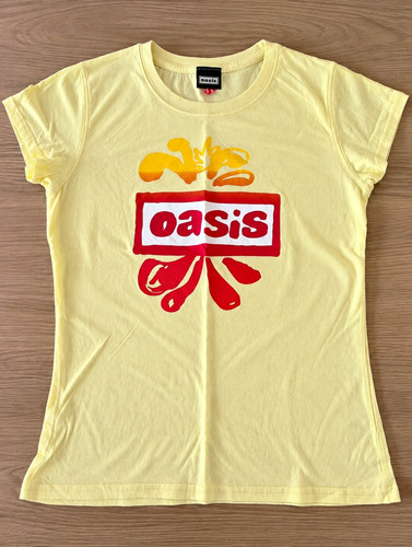 Oasis official gig 2008 yellow - official,