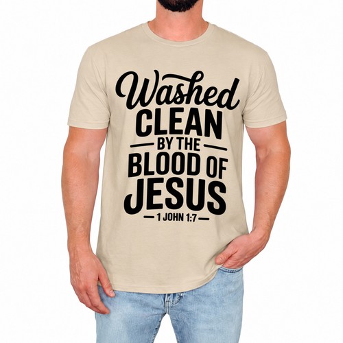 Washed clean mens shirt - washed,