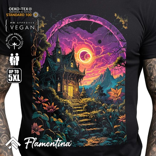 Magic hut mens tshirt witch - hut,