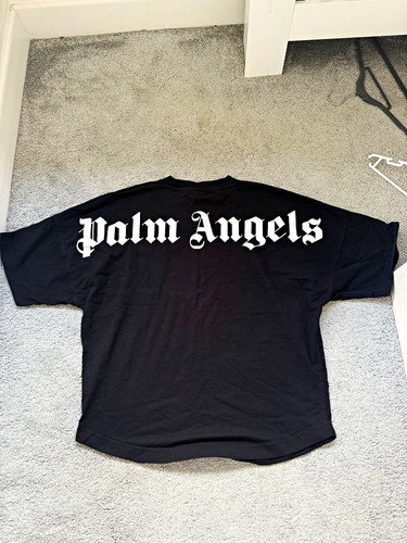 Palm angels black - logo, graphic