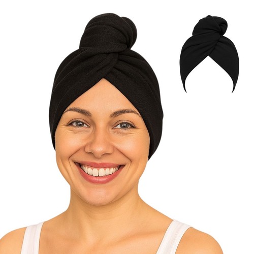 Hair towel wrap shirt - towel, t-shirt